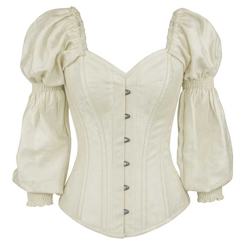 Attitude Corsets - Tibanna Overbust corset - Cream